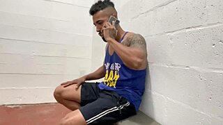 My coworker fucked my wife intensely in the locker room with me.