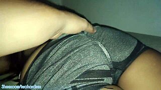 In the story, the guy apologizes for waking the girl with the delicious ass