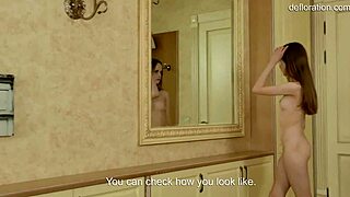 oh wow, hot virgin brunette abel rugolmaskina masturbates her tight pussy!