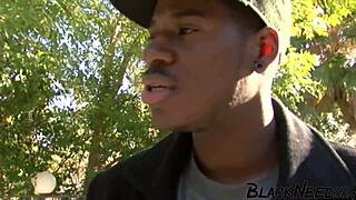 Blonde Milf Teases Big Black Cock With Juicy Ass And Rough Fucking