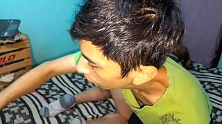 Latina Amateur Bent Over, Touched In Homemade Doggystyle Fuck.