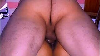 Young Latina Student Shudders from Strong Hands Pushing Her Against Wall