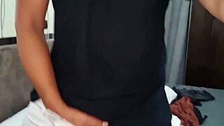 Imagine that huge cock with infinite jerking and open asshole getting a crazy load of cum in this dirty homemade scene