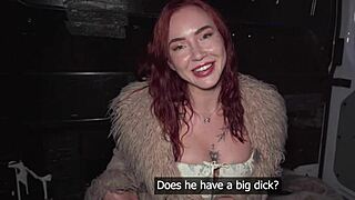 latvian redhead eva ray locked in chastity for cheating, rough sex after pickup