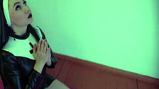 Dissolute slattern pegs her husband with strapon, gets rough spanking, and swallows cumshot