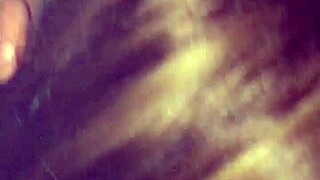 Sloppy bbw latina performs head in car