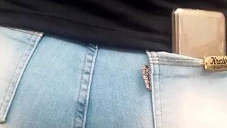 What a hot ass in those jeans at the shop!