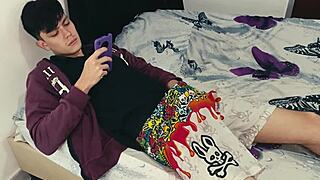 My Stepson Was Masturbating With His Favorite Tantaly Doll And I Help Him With His Penis