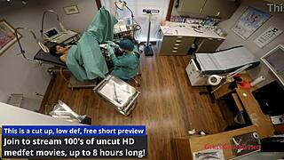 yesenia sparkles says, 'welcome to tampa university, time for your entrance physical'