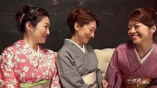 I-I can't believe this mature women orgy party!