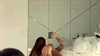 big boobs hot brazilian giving amazing wet blowjob on pov