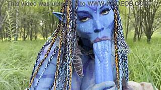 avatar monika fox big prolapse hard dildo anal pussy fuck squirt in nature