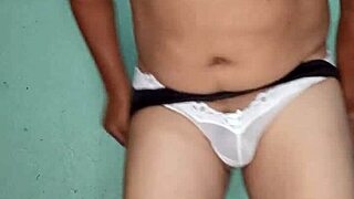 Are you excited dancing in that white thong?
