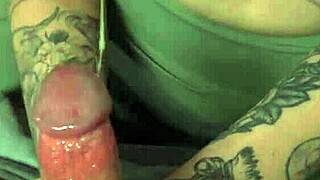 i'm a nerdy redhead revealin my tits while suckin cock