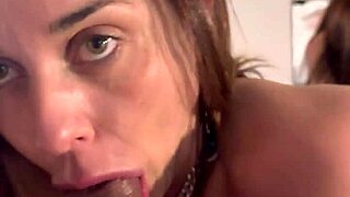 big boobs hot brazilian giving amazing wet blowjob on pov