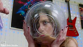 Alice maze recycles piss in extreme face bowl humiliation