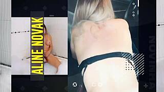 Sucking that dark guy's big cock from the side