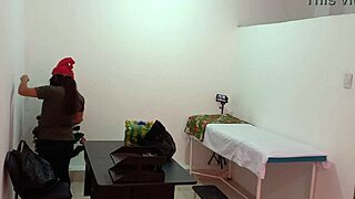 Caught nurse turns sexy in hospital