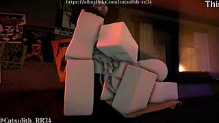 Relaxing Fun In Her Room During Sunset