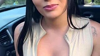 hot asian invites delivery guy for bareback pussy sex