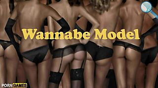 lets play wannabe model anal creampie