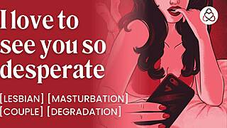 LESBIAN DOMINANT GIRLFRIEND GIVES YOU JERKING OFF INSTRUCTIONS ON THE PHONE VIBRATOR REAL ORGASM LESBIAN COUPLE GOOD GIRL PRAISE