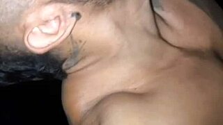 in the cinema cabins, a big black cock dominates the putinho's tight ass.