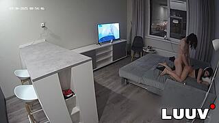 Luuv her first swallow captured on the amateur camera for her subscribers