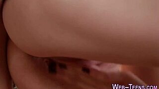 pussy fingering teen with small tits in high definition lesbian scene