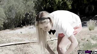 Virgin Cute Teen 18+ Explores Anal First Time