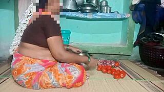 Hot Brunette Fucking Outdoors In Village Home!