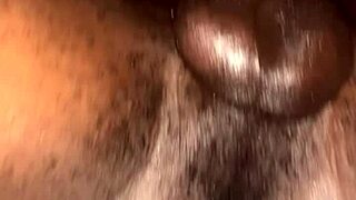 Ebony Fat Ass Beauty Fucked Raw Until Full Creampie