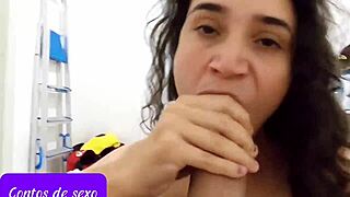 Novinha Casada Mamou E Ganhou Muito Leite Na Boca Completo No Sheer