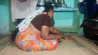 Hot Brunette Fucking Outdoors In Village Home!