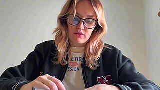 hottie in stockings gets tied up outdoors and tickled by college friends