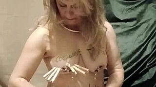 Esclave F Autoseance Pinces Bougies Et Insultes?