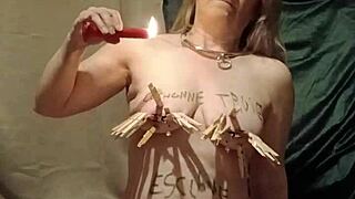 Esclave F Autoseance Pinces Bougies Et Insultes?