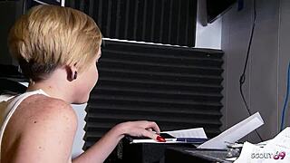 Miley May joins older guys in wrecking ball parody fun