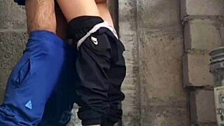 sister escapes university to fuck secretly outdoors