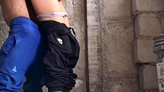 sister escapes university to fuck secretly outdoors