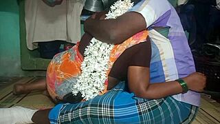 Hot Brunette Fucking Outdoors In Village Home!