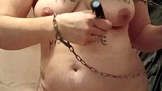 Bound slave endures humiliating human urinal duties in secret bondage session