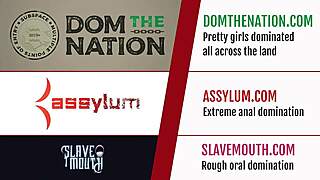 Bdsm Slut Teases with Strapon Gagging