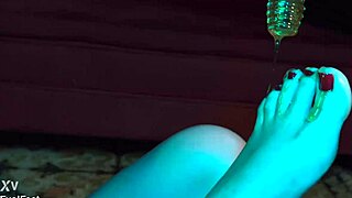 Feet with Honey Taste