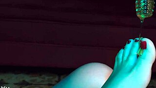 Feet with Honey Taste