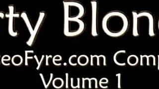 Dirty Blonde Nymphos Fucking Cocks in Rough Doggystyle and Cowgirl