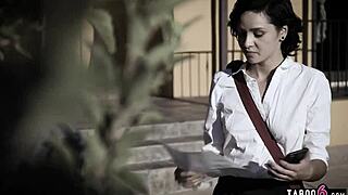 Babysitter Takes Care Of The Huge Cock As Well