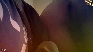 hot beer bottle slides deep into her ass for wild masturbation