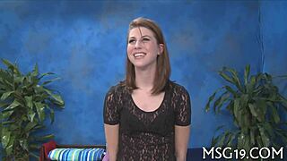 The supple beauty eagerly enjoys deep insertion of throbbing cock into tight pussy during intimate session