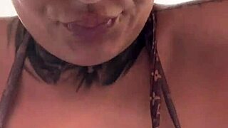 Intense Gym Workout Leaving Her Soaking Wet Down the Legs